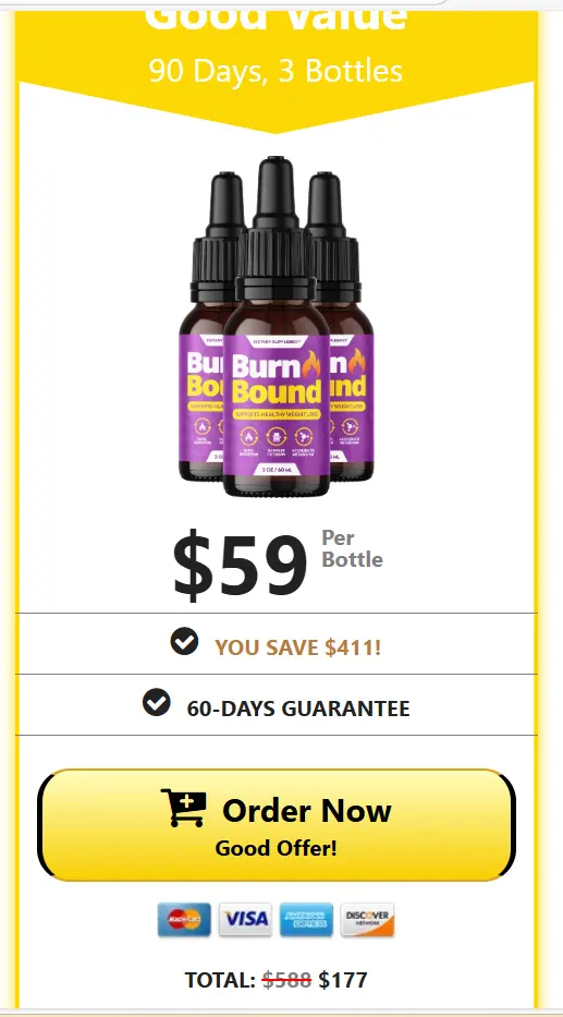 BurnBound - 3 Bottle